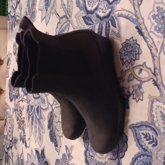 ECCO Women's Wedge Nubuck Leather Bootie Ankle Size 11 EU 42 NEW - Picture 6 of 12